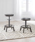 Torjin Swivel Stool (2/CN) Signature Design by Ashley®