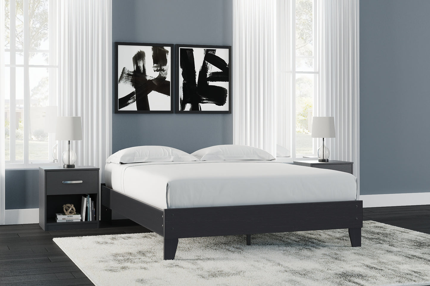 Finch Queen Platform Bed Signature Design by Ashley®