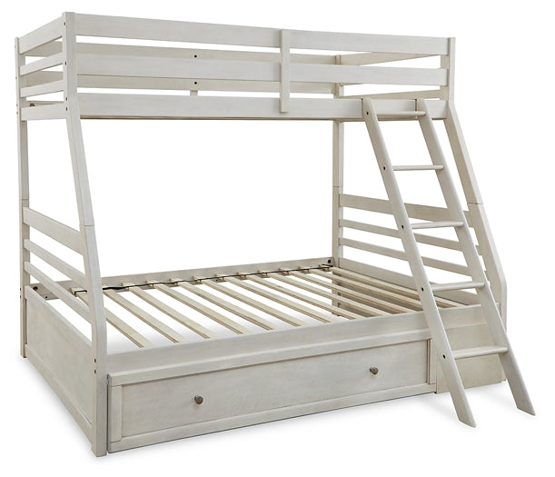 Robbinsdale Twin over Full Bunk Bed with Storage Signature Design by Ashley®