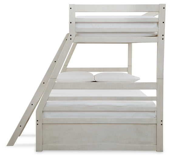 Robbinsdale Twin over Full Bunk Bed with Storage Signature Design by Ashley®