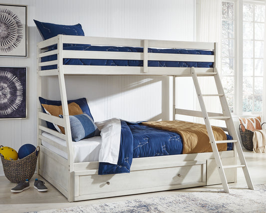 Robbinsdale Twin over Full Bunk Bed with Storage Signature Design by Ashley®