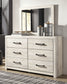 Cambeck  Panel Headboard With Mirrored Dresser, Chest And 2 Nightstands Signature Design by Ashley®