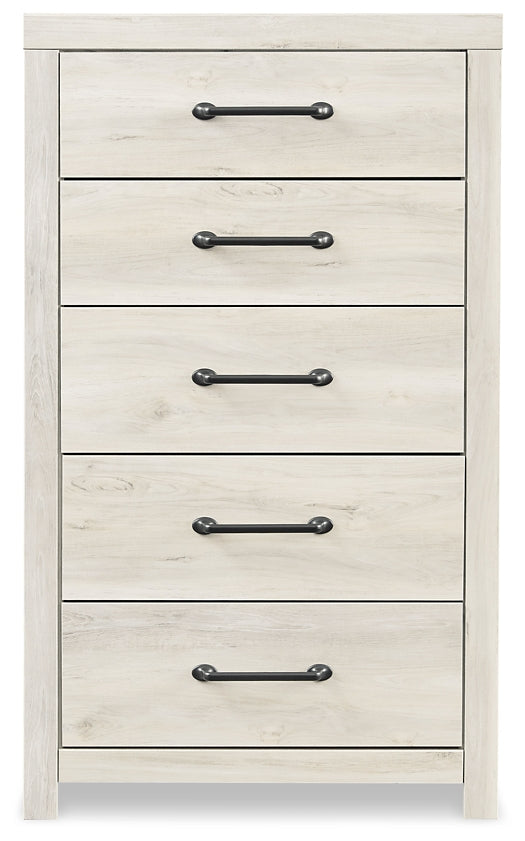 Cambeck  Panel Bed With 2 Storage Drawers With Mirrored Dresser, Chest And 2 Nightstands Signature Design by Ashley®