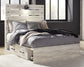 Cambeck  Panel Bed With 2 Storage Drawers With Mirrored Dresser And Chest Signature Design by Ashley®