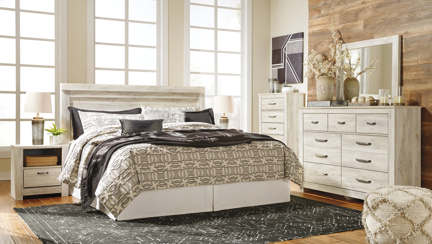 Bellaby  Panel Headboard With Mirrored Dresser, Chest And 2 Nightstands Signature Design by Ashley®