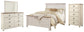 Willowton Queen Panel Bed with Mirrored Dresser and Chest Signature Design by Ashley®