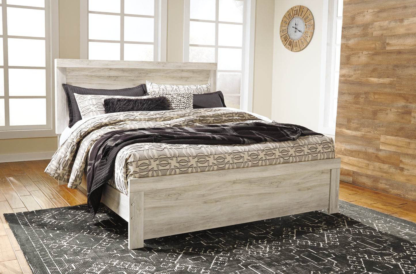 Bellaby  Panel Bed With Mirrored Dresser And 2 Nightstands Signature Design by Ashley®