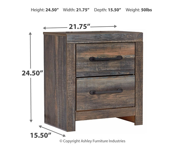 Drystan  Bookcase Bed With 2 Storage Drawers With Mirrored Dresser, Chest And Nightstand Signature Design by Ashley®