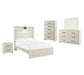 Cambeck  Panel Bed With Mirrored Dresser, Chest And Nightstand Signature Design by Ashley®