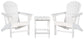 Sundown Treasure 2 Outdoor Chairs with End Table Signature Design by Ashley®