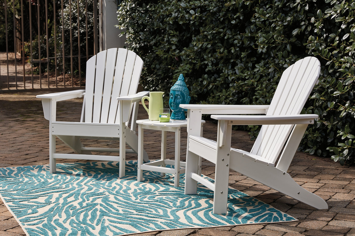 Sundown Treasure 2 Outdoor Chairs with End Table Signature Design by Ashley®