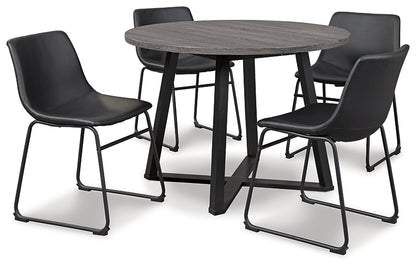 Centiar Dining Table and 4 Chairs Signature Design by Ashley®