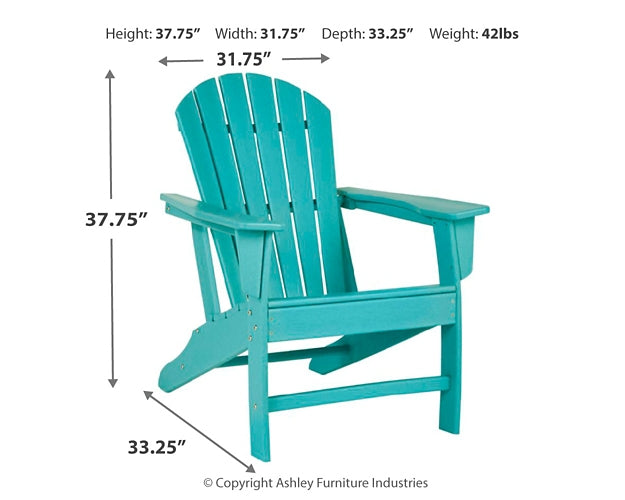 Sundown Treasure Outdoor Chair with End Table Signature Design by Ashley®