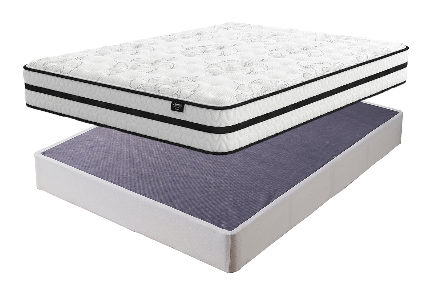 Chime 10 Inch Hybrid Mattress with Foundation Sierra Sleep® by Ashley