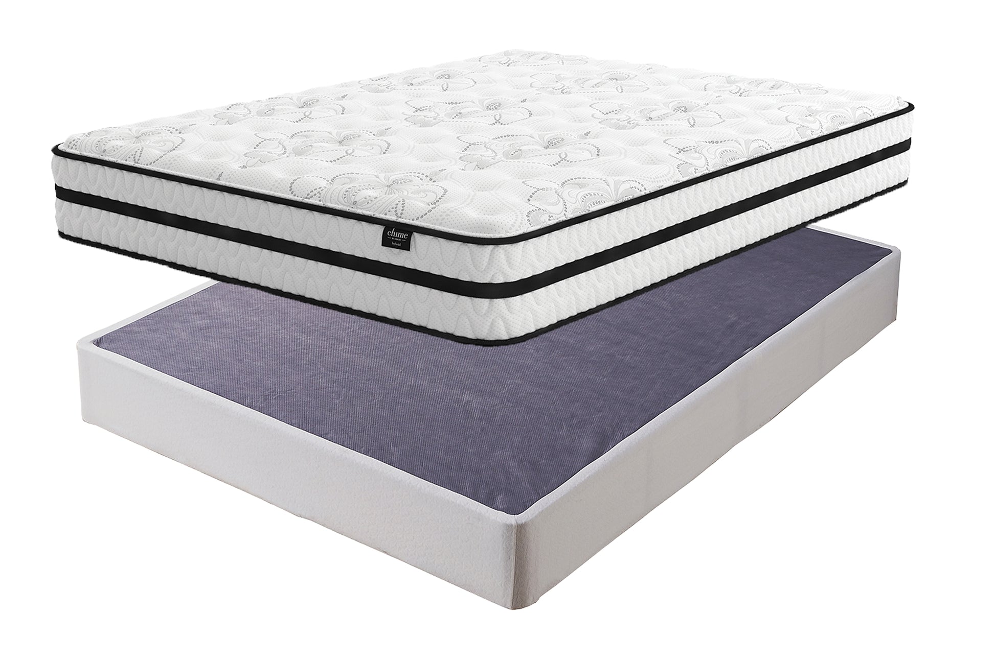 Chime 10 Inch Hybrid Mattress with Foundation Sierra Sleep® by Ashley