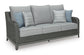 Elite Park Outdoor Sofa and 2 Chairs with Coffee Table Signature Design by Ashley®