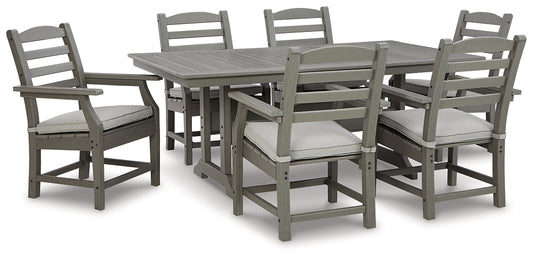 Visola Outdoor Dining Table and 6 Chairs Signature Design by Ashley®