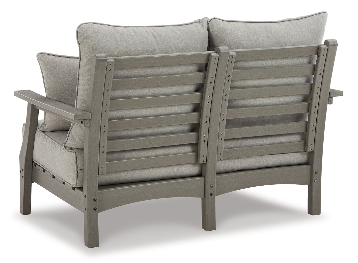 Visola Outdoor Loveseat with Coffee Table Signature Design by Ashley®