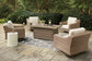 Beachcroft Outdoor Dining Table and 4 Chairs Signature Design by Ashley®