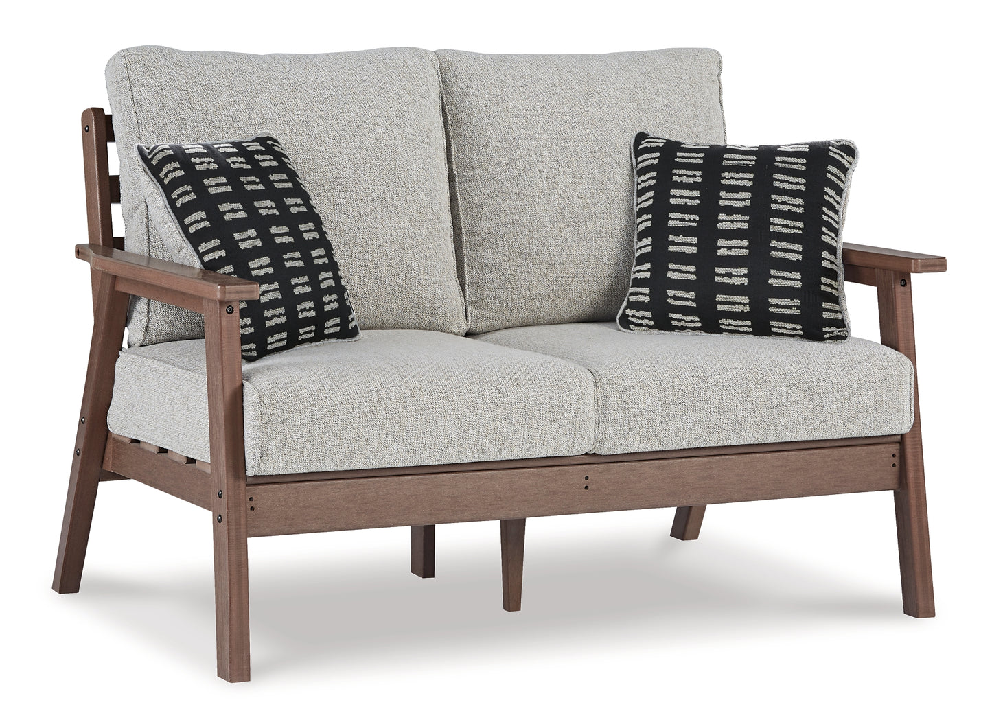 Emmeline Outdoor Sofa and Loveseat with Coffee Table Signature Design by Ashley®