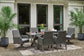 Elite Park Outdoor Dining Table and 6 Chairs Signature Design by Ashley®