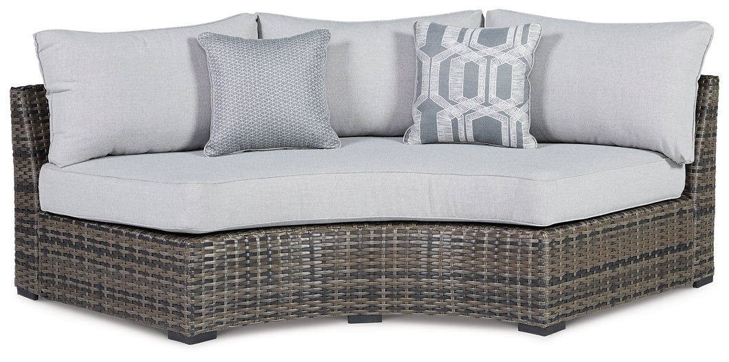 Harbor Court 3-Piece Outdoor Sectional with Ottoman Signature Design by Ashley®