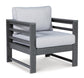 Amora Outdoor Sofa, Loveseat and 2 Lounge Chairs with End Table Signature Design by Ashley®