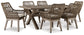 Beach Front Outdoor Dining Table and 6 Chairs Signature Design by Ashley®