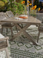 Beach Front Outdoor Dining Table and 4 Chairs Signature Design by Ashley®