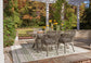 Beach Front Outdoor Dining Table and 4 Chairs Signature Design by Ashley®