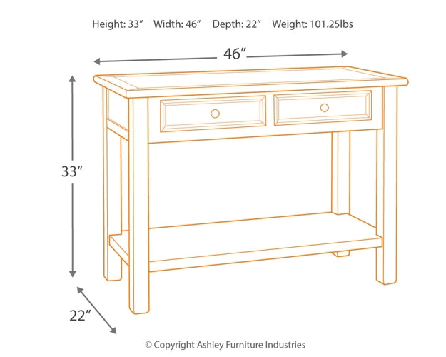 Bolanburg Sofa Table Signature Design by Ashley®