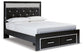 Kaydell  Upholstered Panel Storage Platform Bed Signature Design by Ashley®