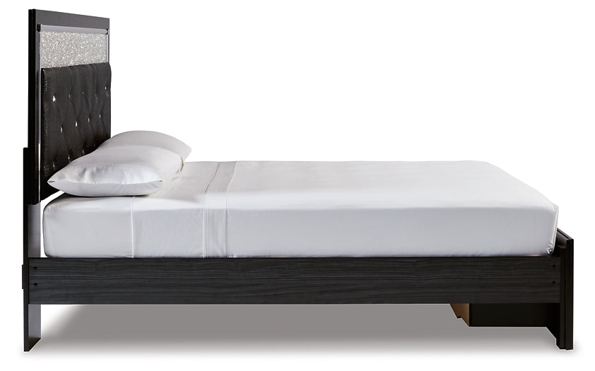 Kaydell  Upholstered Panel Storage Bed Signature Design by Ashley®