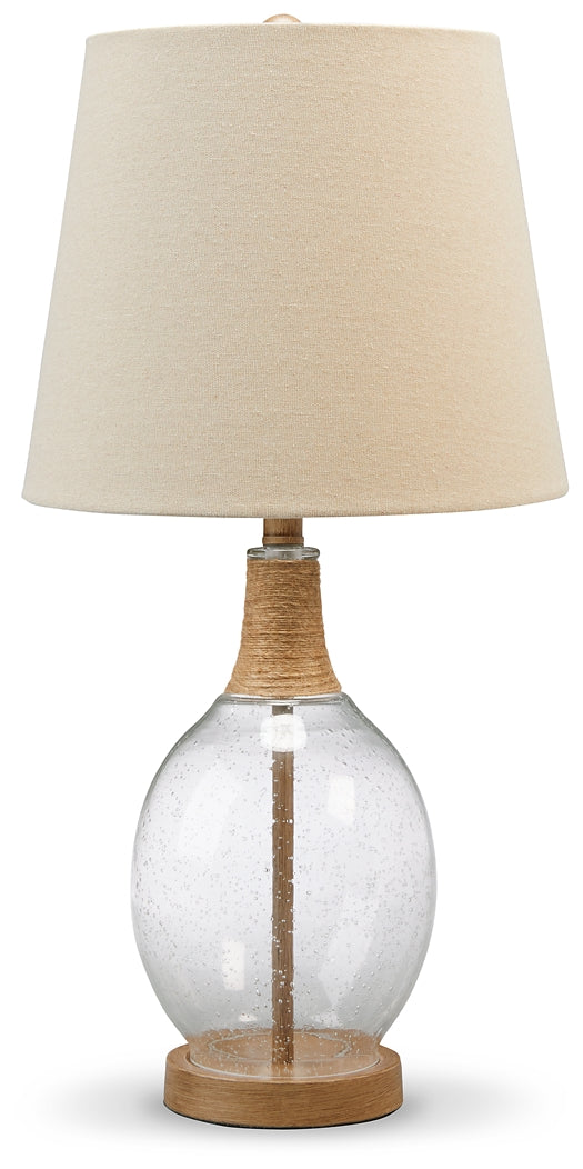 Clayleigh Glass Table Lamp (2/CN) Signature Design by Ashley®