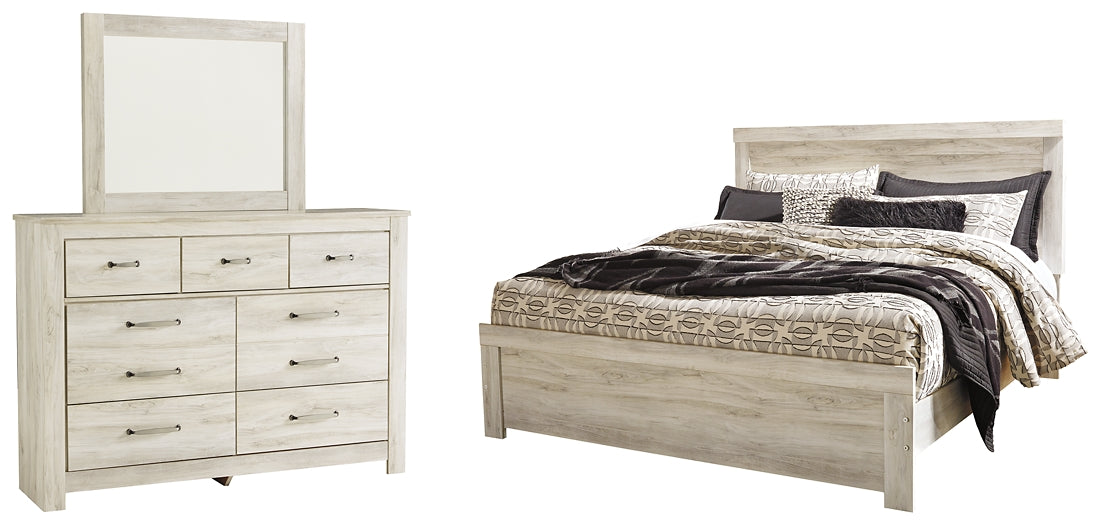 Bellaby  Panel Bed With Mirrored Dresser Signature Design by Ashley®