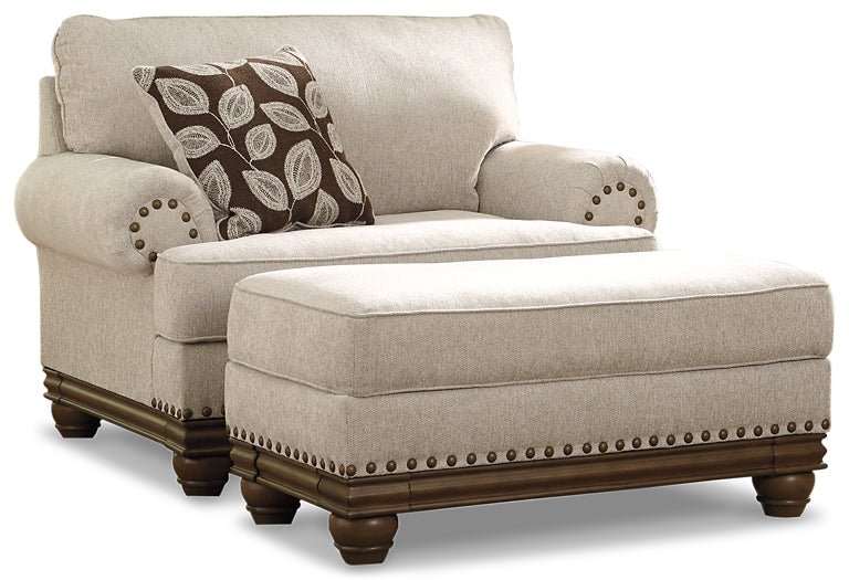 Harleson Chair and Ottoman Signature Design by Ashley®