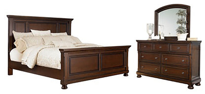 Porter  Panel Bed With Mirrored Dresser Millennium® by Ashley