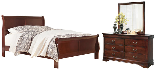 Alisdair  Sleigh Bed With Mirrored Dresser Signature Design by Ashley®