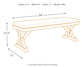 Beachcroft Outdoor Dining Table and 4 Chairs and Bench Signature Design by Ashley®