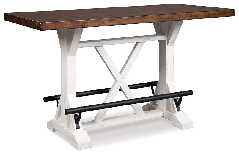 Valebeck Counter Height Dining Table and 4 Barstools Signature Design by Ashley®