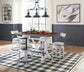 Valebeck Counter Height Dining Table and 4 Barstools Signature Design by Ashley®