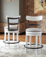 Valebeck Counter Height Dining Table and 4 Barstools Signature Design by Ashley®