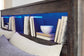 Drystan / Bookcase Headboard With Mirrored Dresser Signature Design by Ashley®