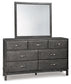 Caitbrook  Storage Bed With 8 Storage Drawers With Mirrored Dresser, Chest And 2 Nightstands Signature Design by Ashley®