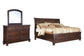 Porter  Sleigh Bed With Mirrored Dresser Millennium® by Ashley