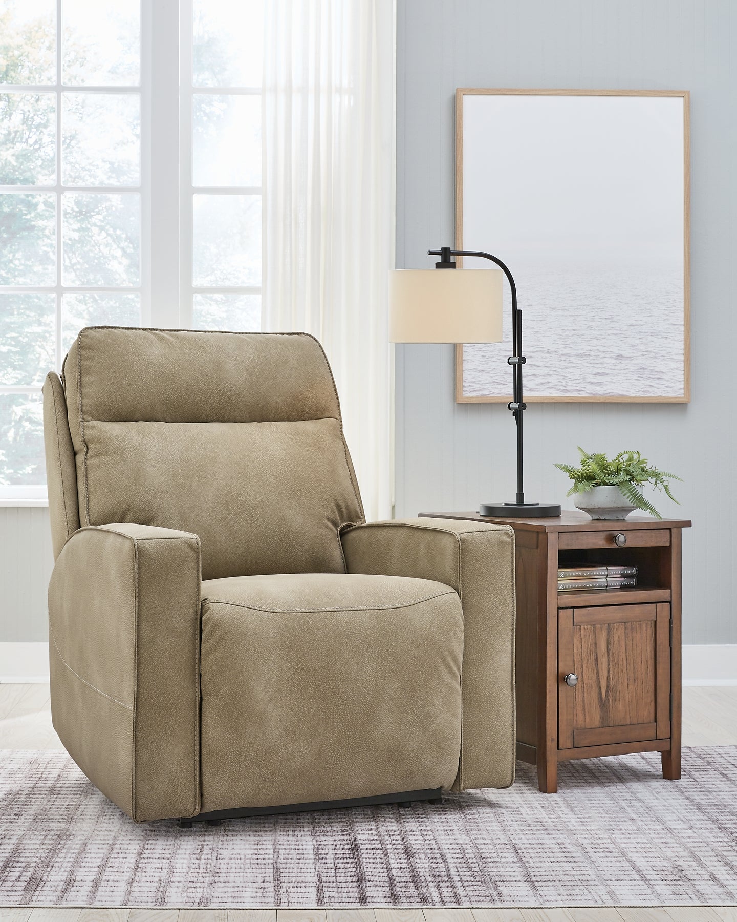 Next-Gen Durapella PWR Recliner/ADJ Headrest Signature Design by Ashley®