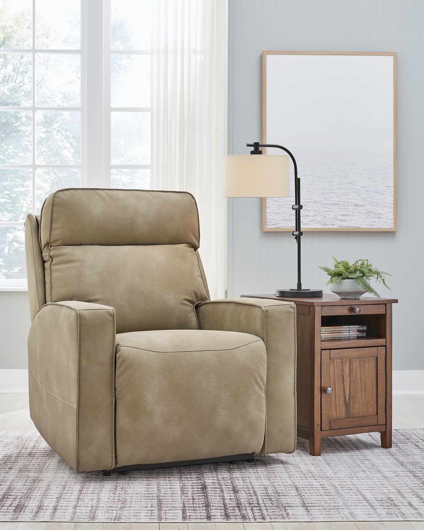 Next-Gen Durapella PWR Recliner/ADJ Headrest Signature Design by Ashley®