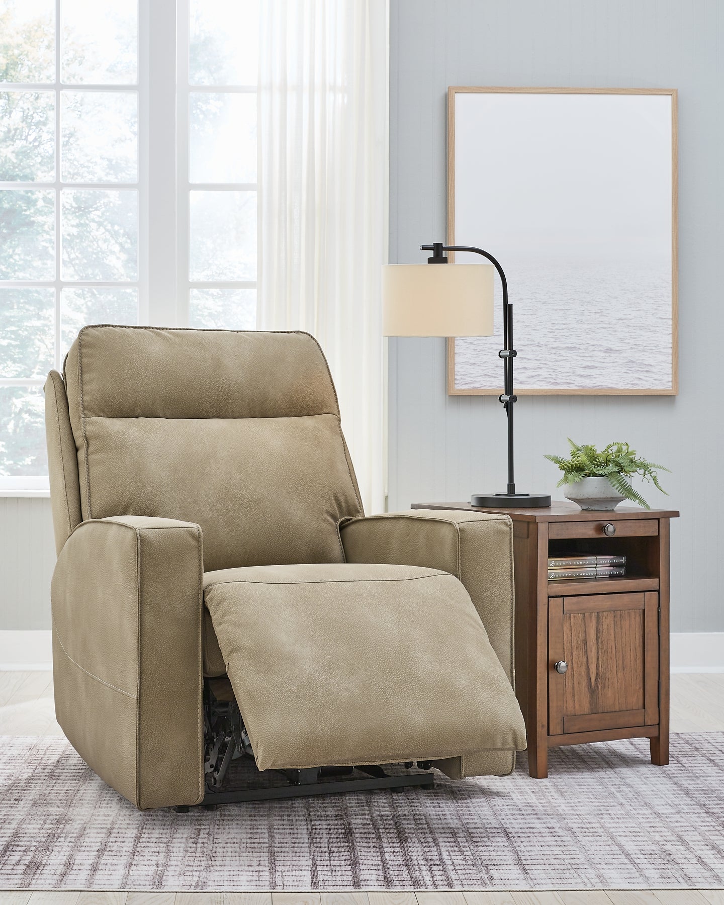 Next-Gen Durapella PWR Recliner/ADJ Headrest Signature Design by Ashley®