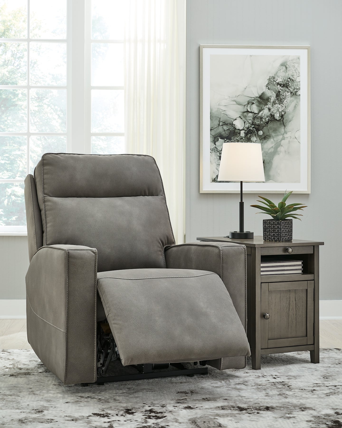 Next-Gen Durapella PWR Recliner/ADJ Headrest Signature Design by Ashley®