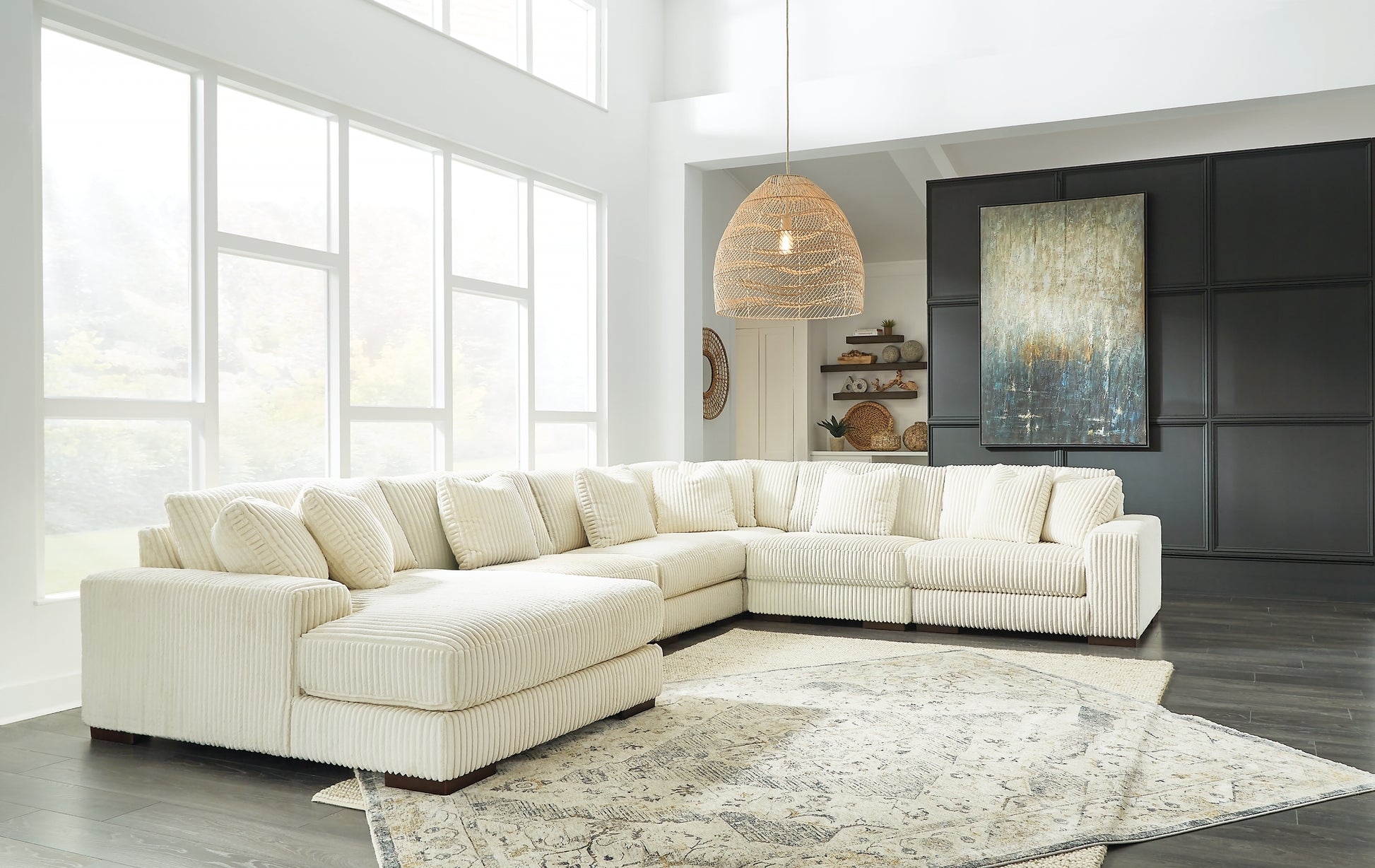 Lindyn 6-Piece Sectional with Chaise Signature Design by Ashley®